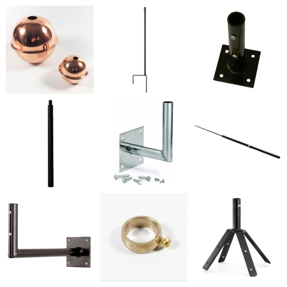 Copper weathervane accessories brackets fittings.jpg